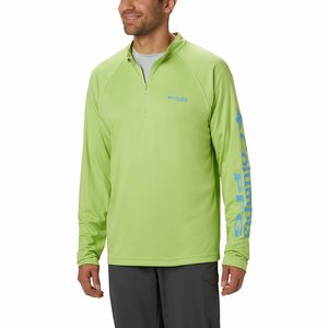 Columbia PFG Terminal Tackle™ 1/4 Zip Pullover Herr Gröna (FXWKM0815)